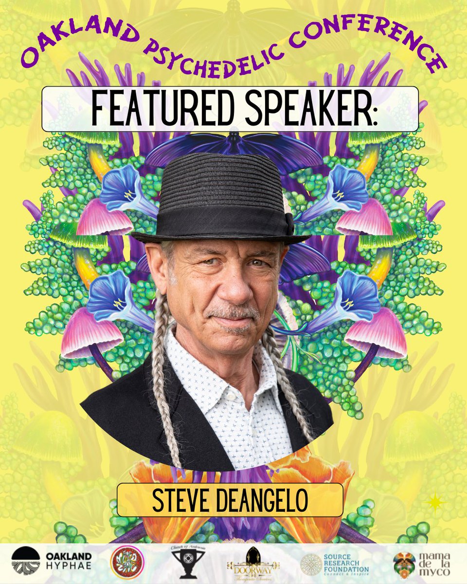 Firstman & @stevedeangelo of Life Is A Ceremony retreats will be speaking at the 3rd Oakland Psychedelic Conference—Sept 16-17, hosted by @OaklandHyphae. Two days of top-notch speakers, networking opportunities, and community building. Get your ticket now! 🦋🍄🌷
