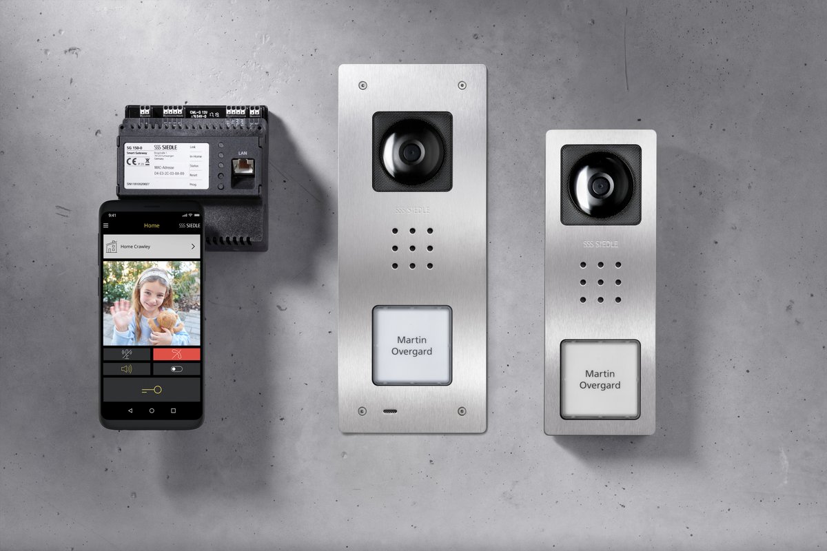 SiedleUSA's tweet image. Sets with app
Our sets for mobile door communication do not need an indoor station. The Smart Gateway and the Siedle app bring door calls directly to your mobile end devices. All around the world.

#sets #smartgateway #sg150 #app #compact