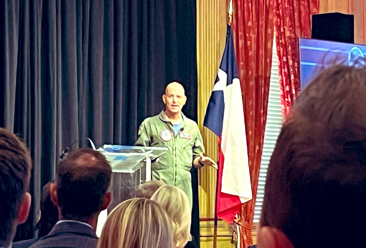 CodyThornCI's tweet image. Having the chance to hear Lt. Col. Dan Rooney speak in Fort Worth today. He created @FoldsofHonor. #citycurrent