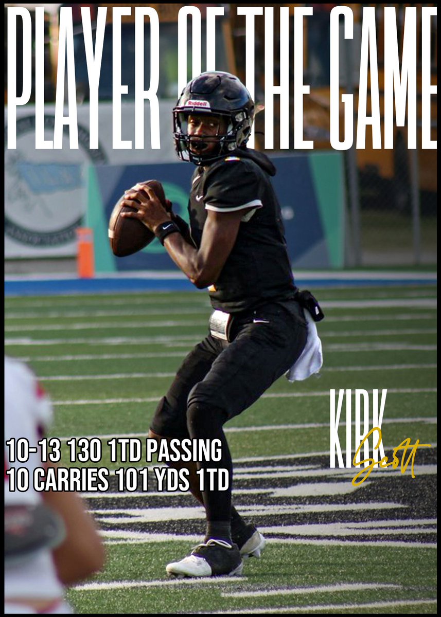 RHHSFootball's tweet photo. 🚨 Our Week 4 Players of the Game 🚨

Player of the Game: Kirk Scott (QB)
Offensive Player of the Game: Camron Jackson (OL) Defensive Player of the Game: Brian Ruland (DE)
Special Teams Player of the Game: Blake Williams (K)

#BTH | #STS https://t.co/rTgkFzarLb
