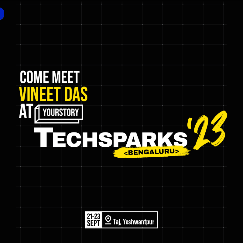 YourStoryCo's tweet photo. Join @vineetkdas, Head of Online Product at @plural_online by @PineLabs, as we unlock the future of payments ‘From Exclusive to Inclusive: Democratising Fintech For All’ at #Techsparks2023, the destination for deliberating, deep-diving, and building for #TheGreatIndianTechade.
