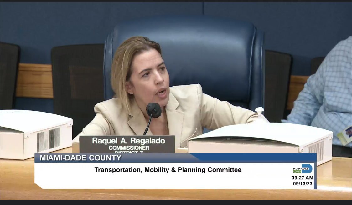 “The trains fit. Yay!” Commish @RaquelRegalado, chair of the Tri-Rail board, updating commissioners on the agency remaining on track for opening the downtown Miami station. Service supposed to start later this year or in early 24.
