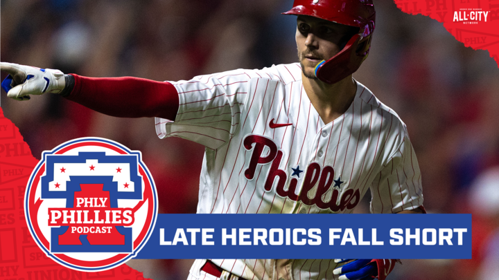 PHLY_Phillies's tweet photo. Phillies show going live on YouTube NOW!

Last night was an emotional rollercoaster #RingTheBell 

WATCH: https://t.co/YA3QAoPDcw https://t.co/5ydKwMfgwT