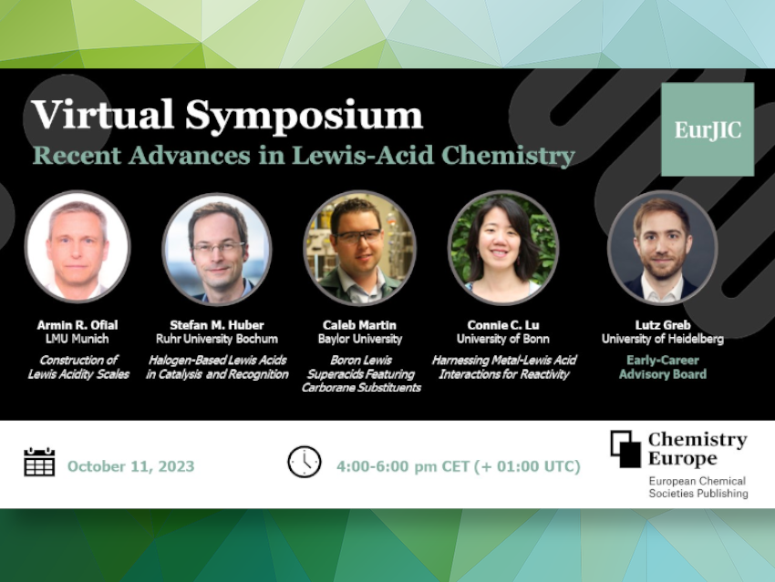 📅Recent Advances in Lewis-acid Chemistry Free @ChemEurope virtual event ⏰October 11 (4:00 PM - 6:00 PM CEST) chemistryviews.org/recent-advance…