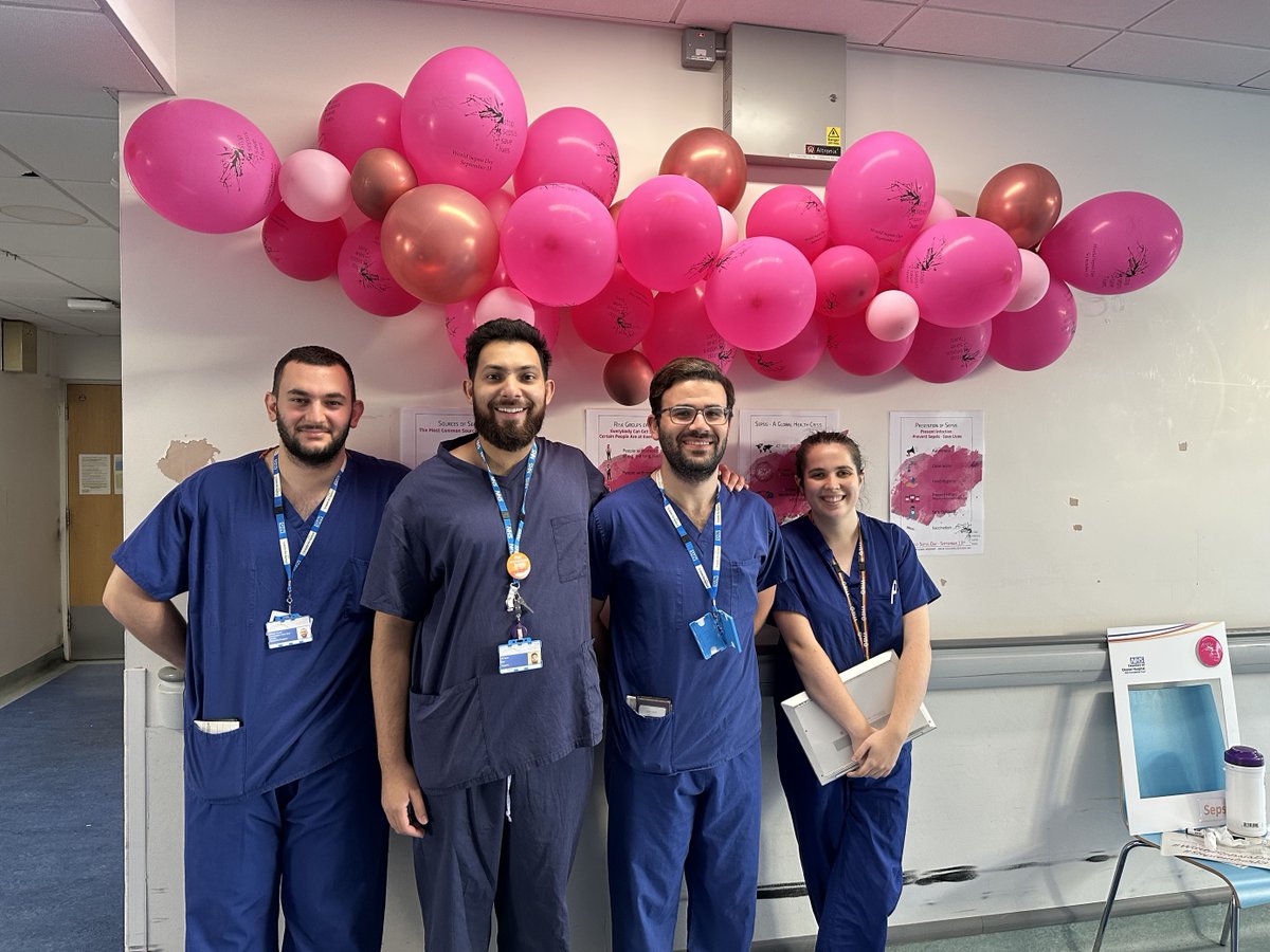 Today is World Sepsis Day, and our Critical Care team marked the occasion by hosting a sepsis awareness stand in the hospital to highlight the signs of sepsis and the importance of fast and effective treatment. Visit here for info on symptoms &amp; treatment nhs.uk/conditions/sep…