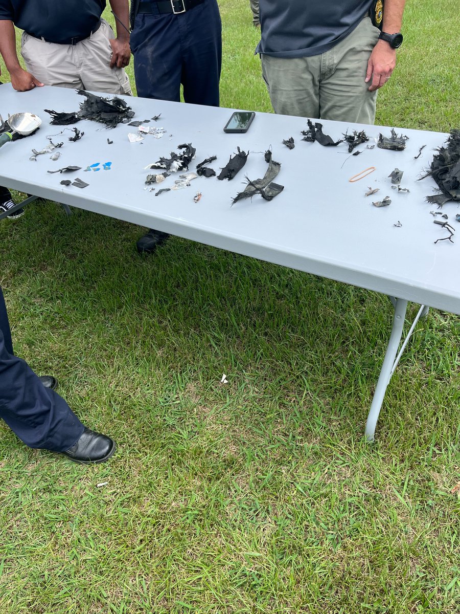 Members of the RMFD FIT, RMPD and NCSBI attended a class yesterday on explosives and post-blast investigation taught by the NCSBI Bomb Squad. The classroom portion of the training was held and later in the afternoon there was a demonstration and a scenario.