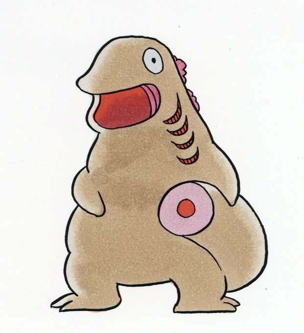 #みんなでデフォルメ絵をあげて幸せな気分になろう  しっぽがないシン・ゴジラ