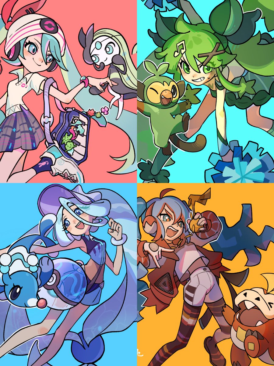 yuxiao_o's tweet photo. #ポケミク #初音ミク #ポケモン
一番近いポケミクの四枚です https://t.co/GabzYAzE8x