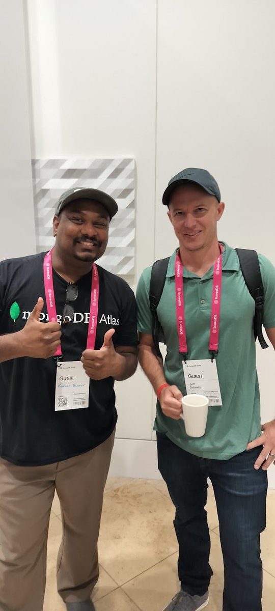 praveenscience's tweet image. Wait, what do I see? Is that @fireship_dev’s very own @Jeffdelaney23? 🤯 Yes! It’s really him! 🤩 Meeting the God of Dev & my inspiration for my YouTube Videos! 💪🏻 Today’s #CodeReport is I meeting him! 🤩
#London #SurrealDBWorld 🚀#FireShip #FireShipIO ❤️🔥🔥