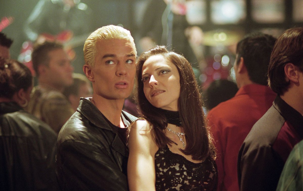 CriticalOverlo3's tweet photo. A ‘Buffy’ spin-off audible series ‘SLAYERS: A BUFFYVERSE STORY’ premieres on October 12th.

James Marsters, Charisma Carpenter, Anthony Head, Juliet Landau, Emma Caulfield, Amber Benson, James Charles Leary, and Danny Strong will reprise their roles. 

The series begins with Spike set 20 years after the ‘Buffy’ series finale and in a parallel universe where Cordelia Chase is the chosen one. 

Co-writer Christopher Golden has explained that while the series is about Spike and Drusilla. It's just as much about the two slayers Cordelia and Indira.  #BuffyTheVampireSlayer