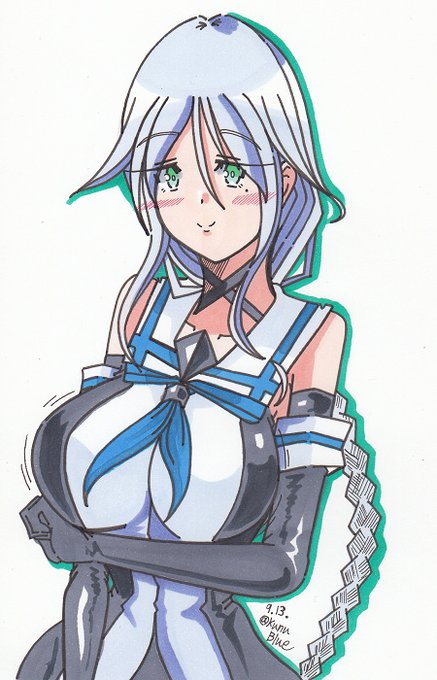 海風を描きました。
#艦これ版深夜の真剣お絵描き60分一本勝負 
#艦これ版真剣お絵描き60分一本勝負_20230913 