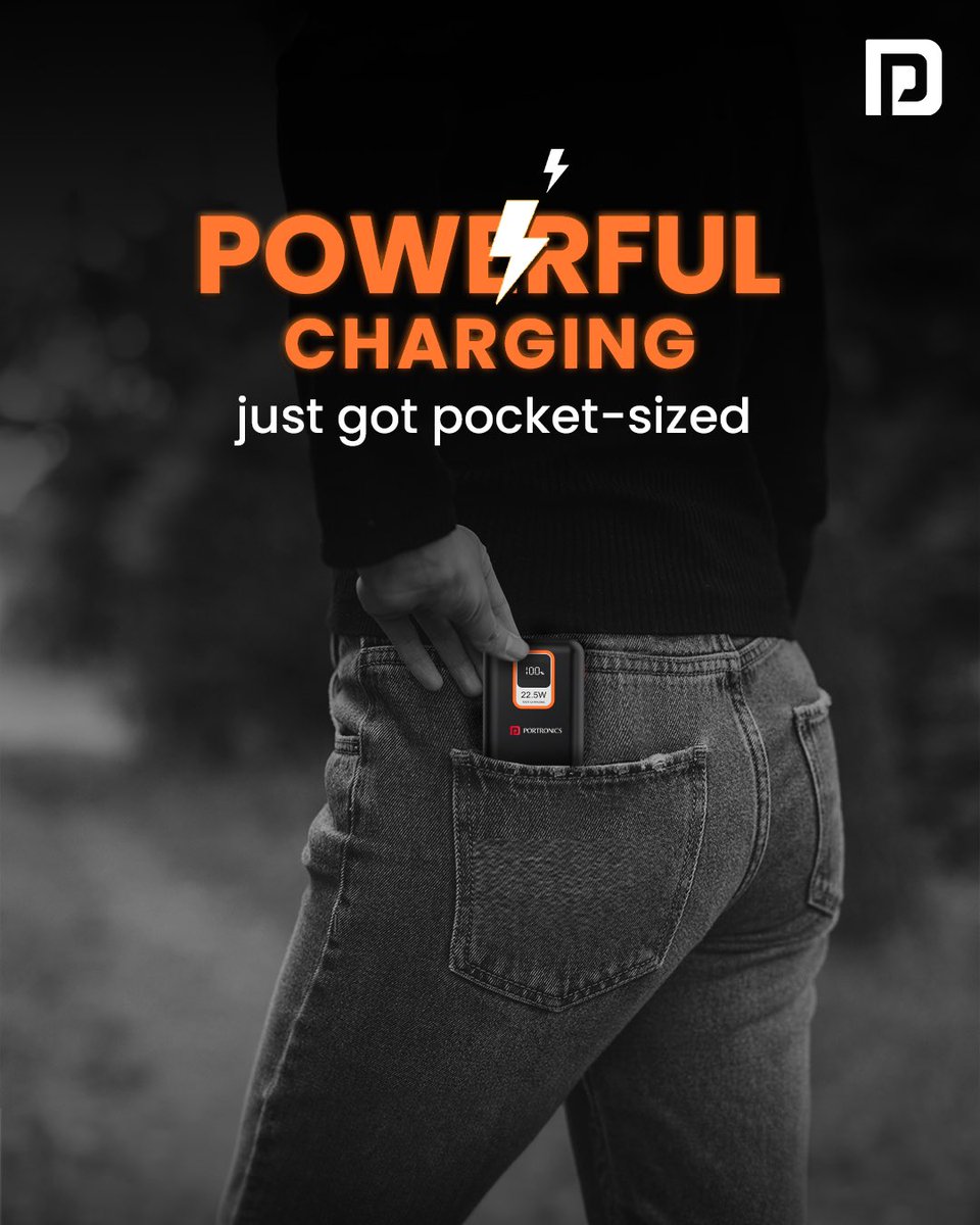 Portronics's tweet photo. Carry it around wherever you go, and never let your battery get low!
- 10000 mAh mini power bank
- 22.5 W fast PD charging
- Dual output ports
- Complete Type-C solution
Check out now | Link in bio
#AmpBox #PowerBank #Portronics #PortronicsIndia https://t.co/4XaT1Sbjsn