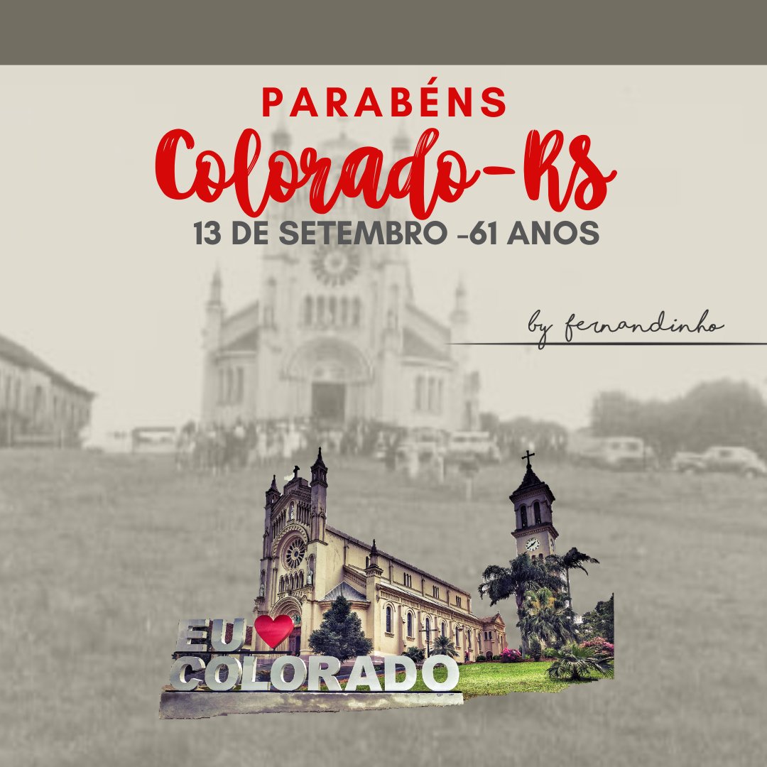 SignoriFer's tweet photo. Colorado/RS -61 anos https://t.co/5aJVVvgtSo
