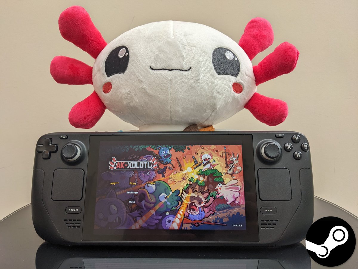 akxolotl_game's tweet photo. Save the ammo for The Pond!

AK-xolotl is launching INCLUSIVELY on PC, PlayStation, Xbox and Nintendo Switch tomorrow! https://t.co/aNtKyuIuJ1