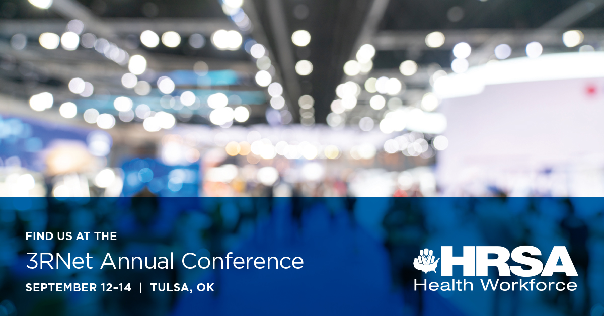 NHSCorps's tweet image. @3RNET Annual Conference attendees—stop by our booth today to learn how our scholarship, loan repayment, and grant programs support rural communities in training, recruiting, and retaining health care providers. #3RNet