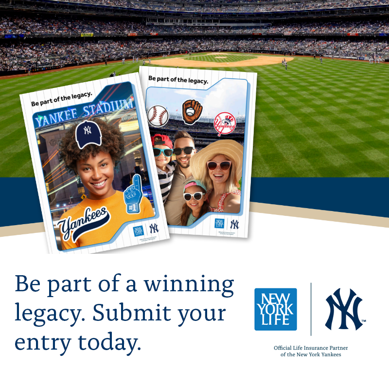 NewYorkLife's tweet photo. Want to watch the @Yankees take batting practice from a specially designated area on the field? Just enter our sweepstakes to “Get in the Game” and you and three guests could win the ultimate Yankees VIP experience!https://t.co/haF0h0n8df
#Sweepstakes #GoodAtLife https://t.co/TjS537Of7u