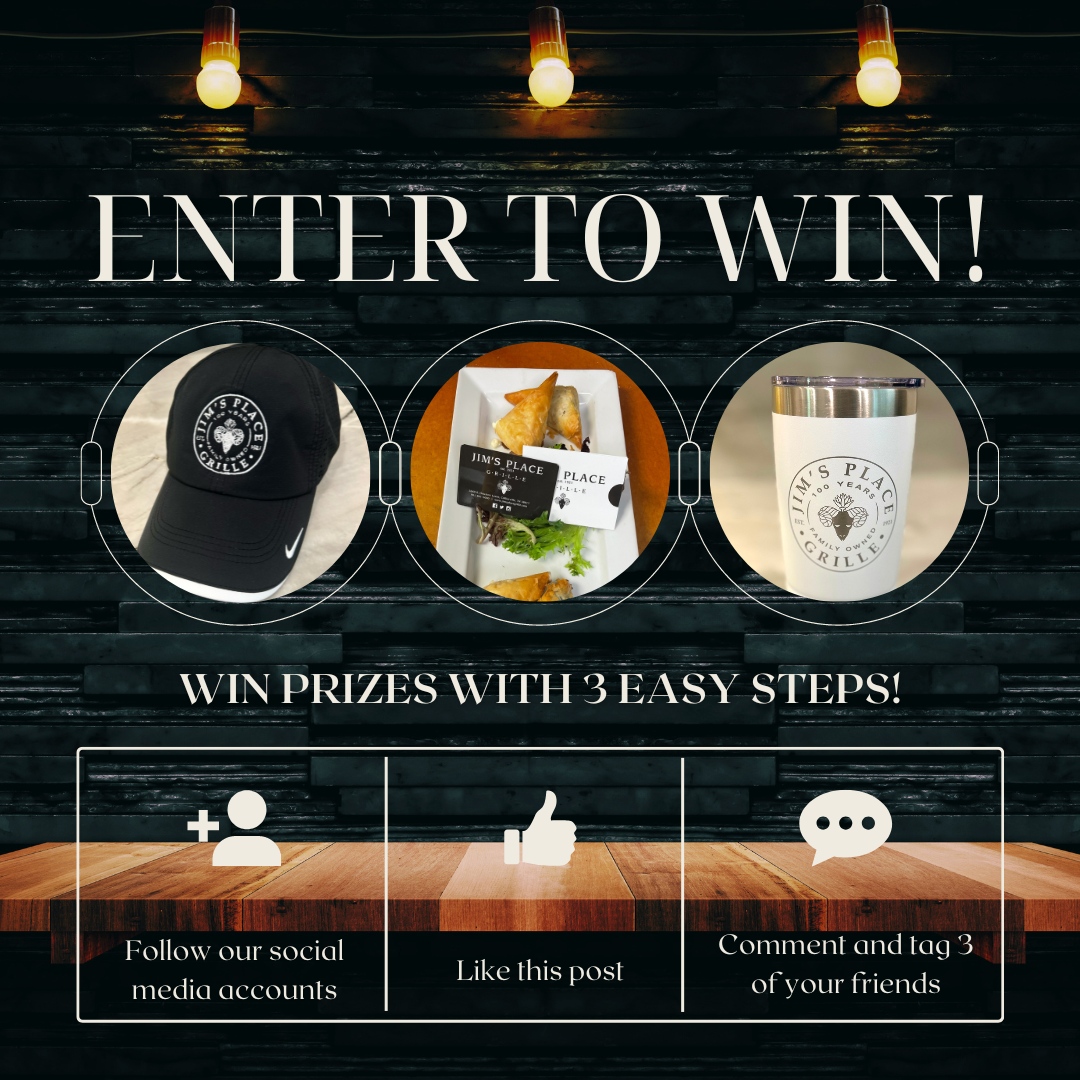 jimsplacegrille's tweet photo. SURPRISE 🥳 We're giving you another go at winning big this week!⁠ Head on over to our Instagram to enter -> https://t.co/IWVPQLem9M #jimsplacegrille https://t.co/LVJD7VtsWp