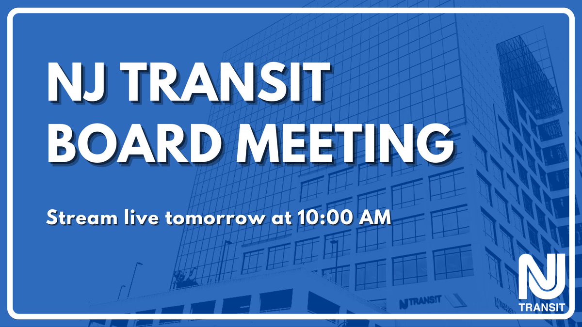 NJ TRANSIT tweet media