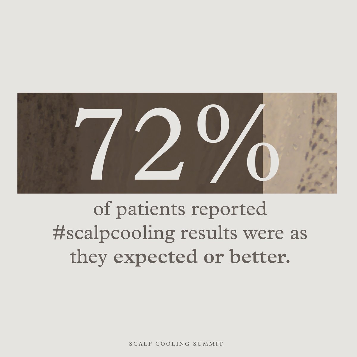 Want to dive deeper into #scalpcooling patient expectations #SinceTheSummit?

This data positively reinforces the importance of properly preparing patients – so their hair retention expectations are realistic.

New whitepaper coming soon: scalpcoolingsummit.com