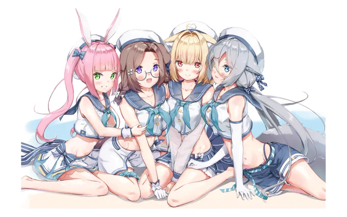 #兎野画廊#かりにゃ～と#狼ノ絵#狛絵 