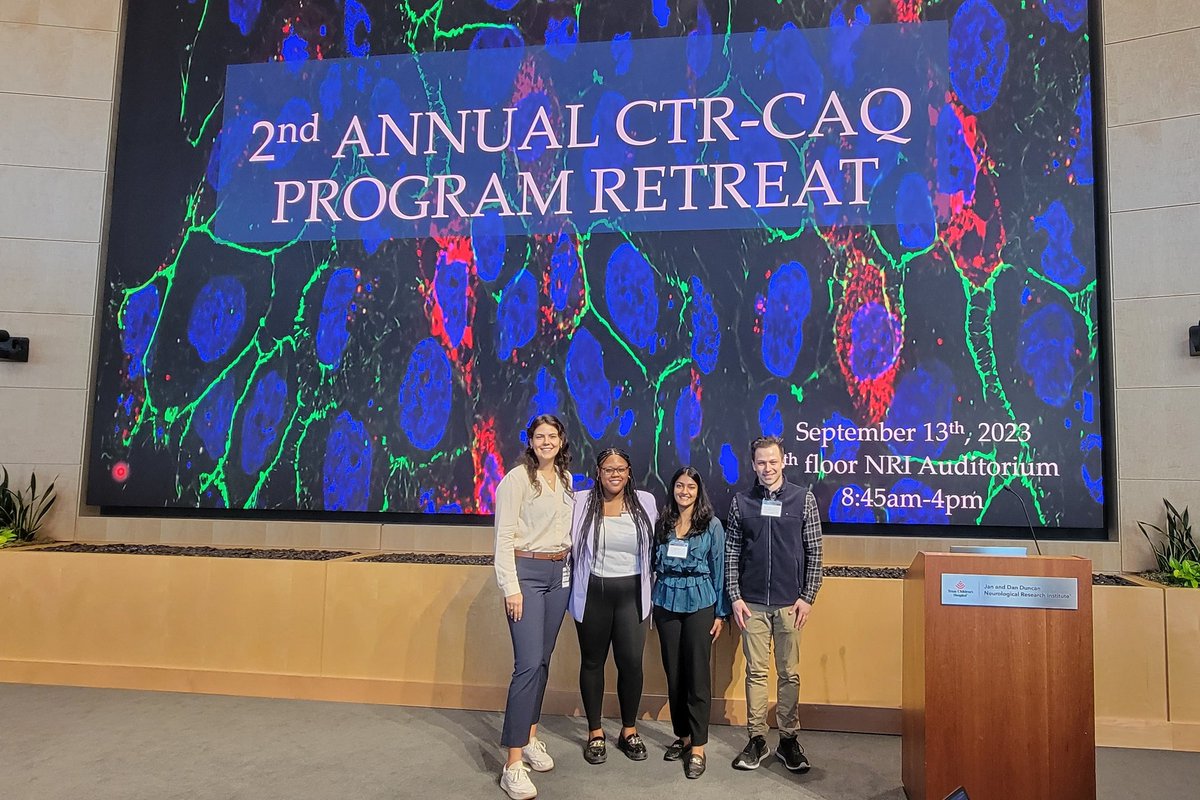 Proud of these fantastic @BCMGradSchool students organizing the annual #ClinicalTranslationalResearch retreat. @brittjones0993 @BCMFromtheLabs @IgnaVdVeyver @EnglishLaserna Tylerjackson @KinzaRizwan Cover image @deepaksharma248 !