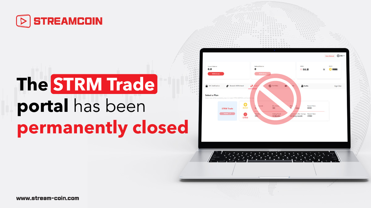 streamcoin_strm's tweet photo. 🧵1/5
📣 Attention, #STRMTrade users!
⏱ In line with our commitment to due diligence and responsible practices, we are closing #STRM Trade permanently to be in line with current and upcoming #regulatory changes. The #portal will be closed today, September 13.
#StreamCoin https://t.co/CrVkSqB8VD