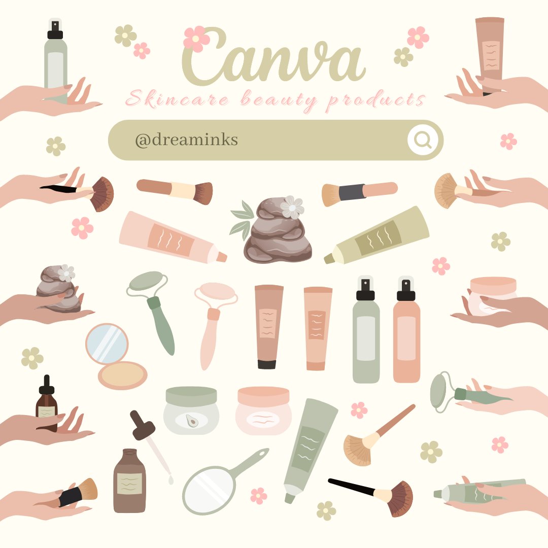 DreaminksDesign's tweet photo. Canva elements, Skincare products vector art 😍
https://t.co/ZPQixzWuLU https://t.co/W5RL6dezSD