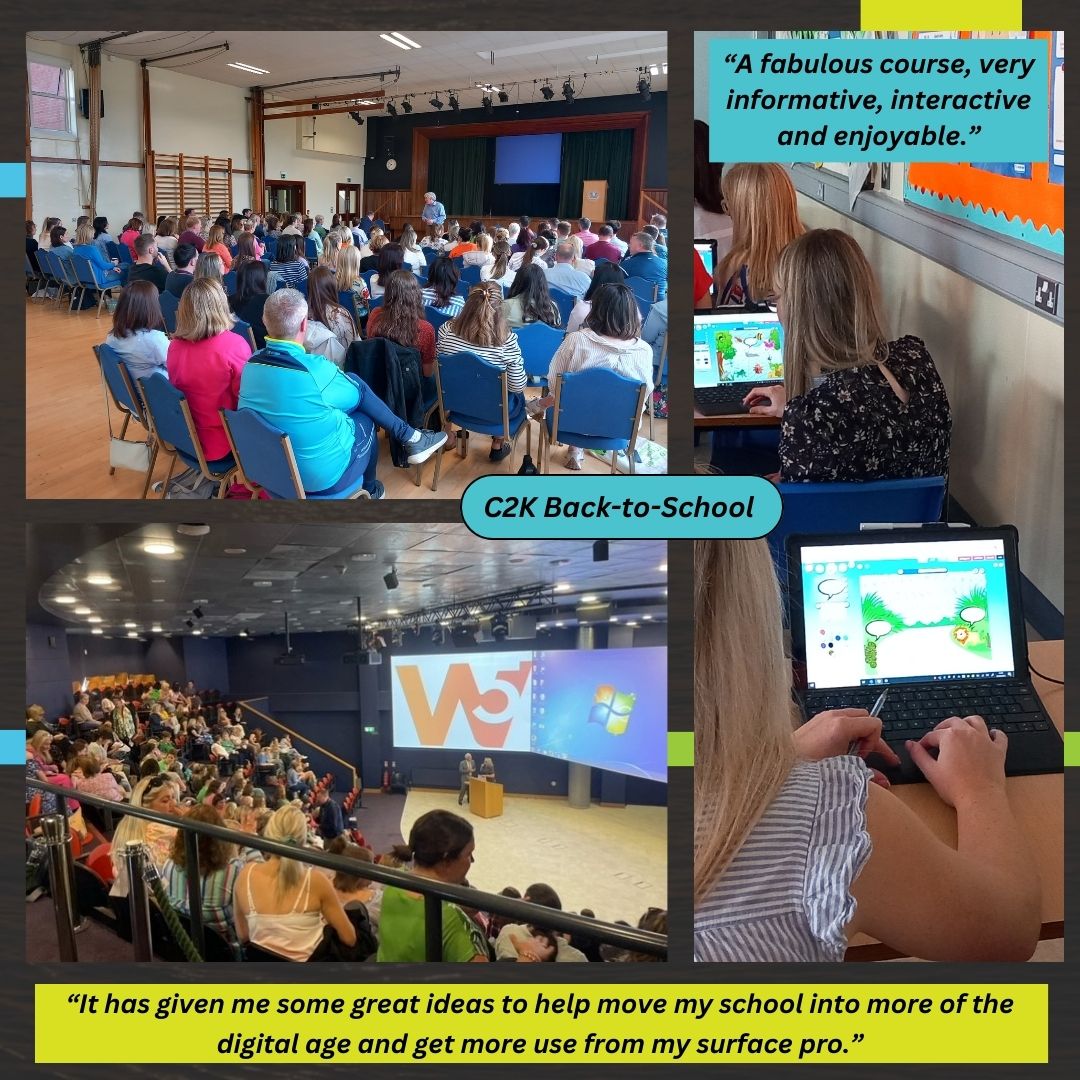 In 2021, teachers were allocated new MS Surface Pro 7 devices under the EdIS Programme. In August, over 1,000 principals and teachers attended a series of Back-to-School events by C2k, focusing on developing skills to maximise the use of the new MS Surface Pro 7 devices.