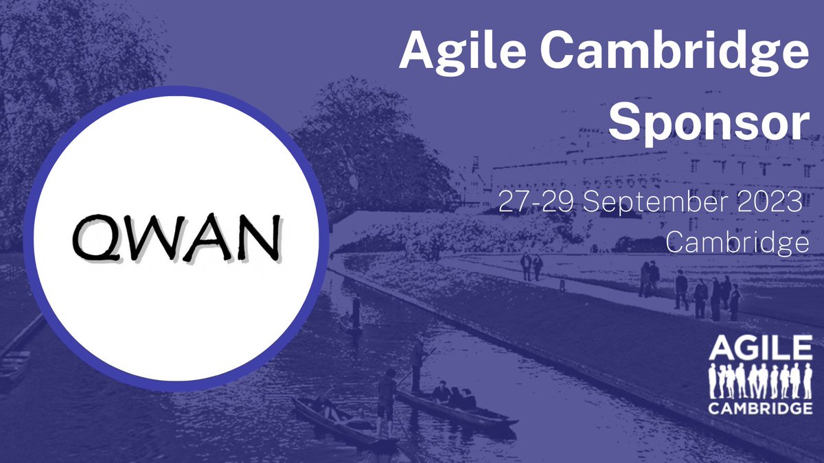 #AgileCam is proud to be sponsored by @qwanlc

Quality Without A Name is a partnership of pragmatic practitioners who develop software, teams, and individuals by coaching, mentoring, and training.

Find out more about all our sponsors here: agilecambridge.net/sponsors?utm_s…

#Agile #Lean