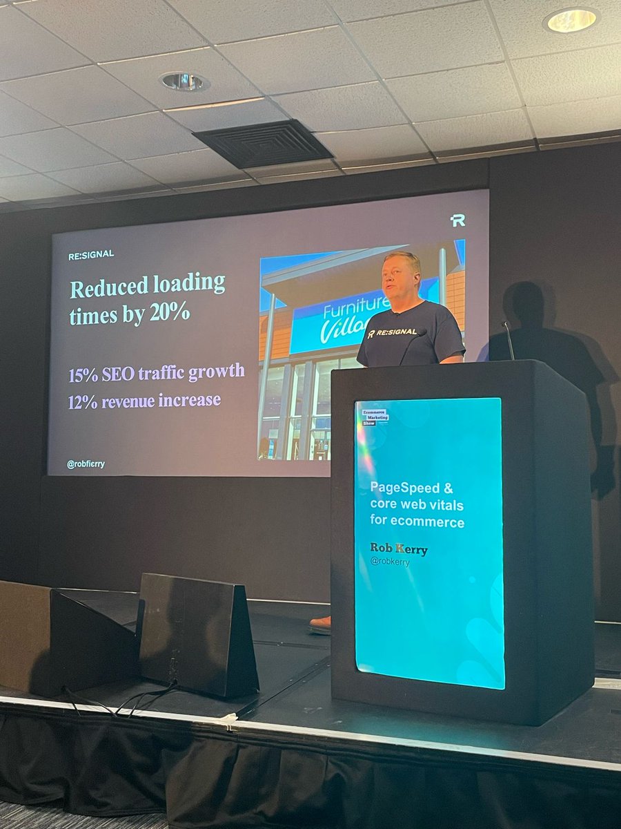 Our CCO <a href="/robkerry/">Rob Kerry</a>  sharing some great insights on pagespeed and core web vitals for ecommerce brands at the <a href="/brightonseo/">brightonSEO</a>  ecommerce marketing show!