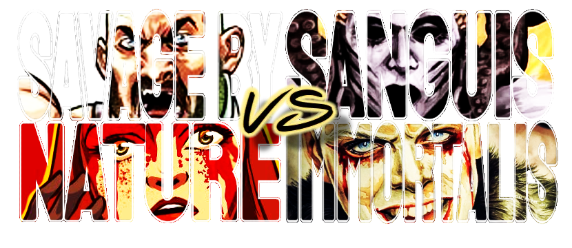 TAG TEAM TITLES ARE FINALLY BACK ON THE LINE!

STEPHEN TERRELLA and <a href="/xTheHellionx/">Alexandra Calaway</a>, SAVAGE BY NATURE, teams up to take on SANGUIS IMMORTALIS... THE FATHER and THE SON, <a href="/AngelBlakeX/">Angel Blake (parody)</a> and @_majinWRAITH! Can Sanguis Immortalis retain, or will Savage By Nature end their reign?