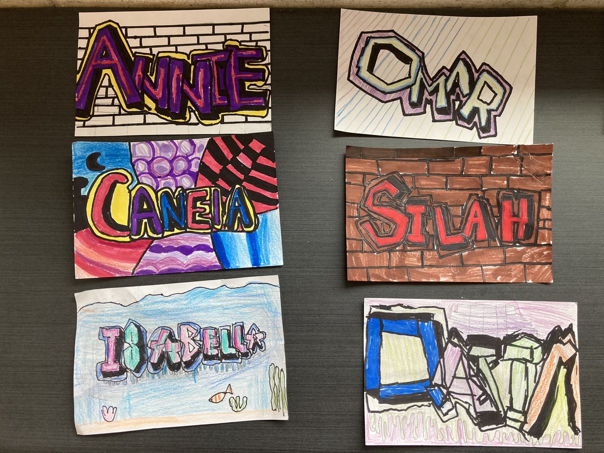 Filling the walls with graffiti 🎨🖌️ <a href="/DesmondHDSB/">Viola Desmond Public School</a>