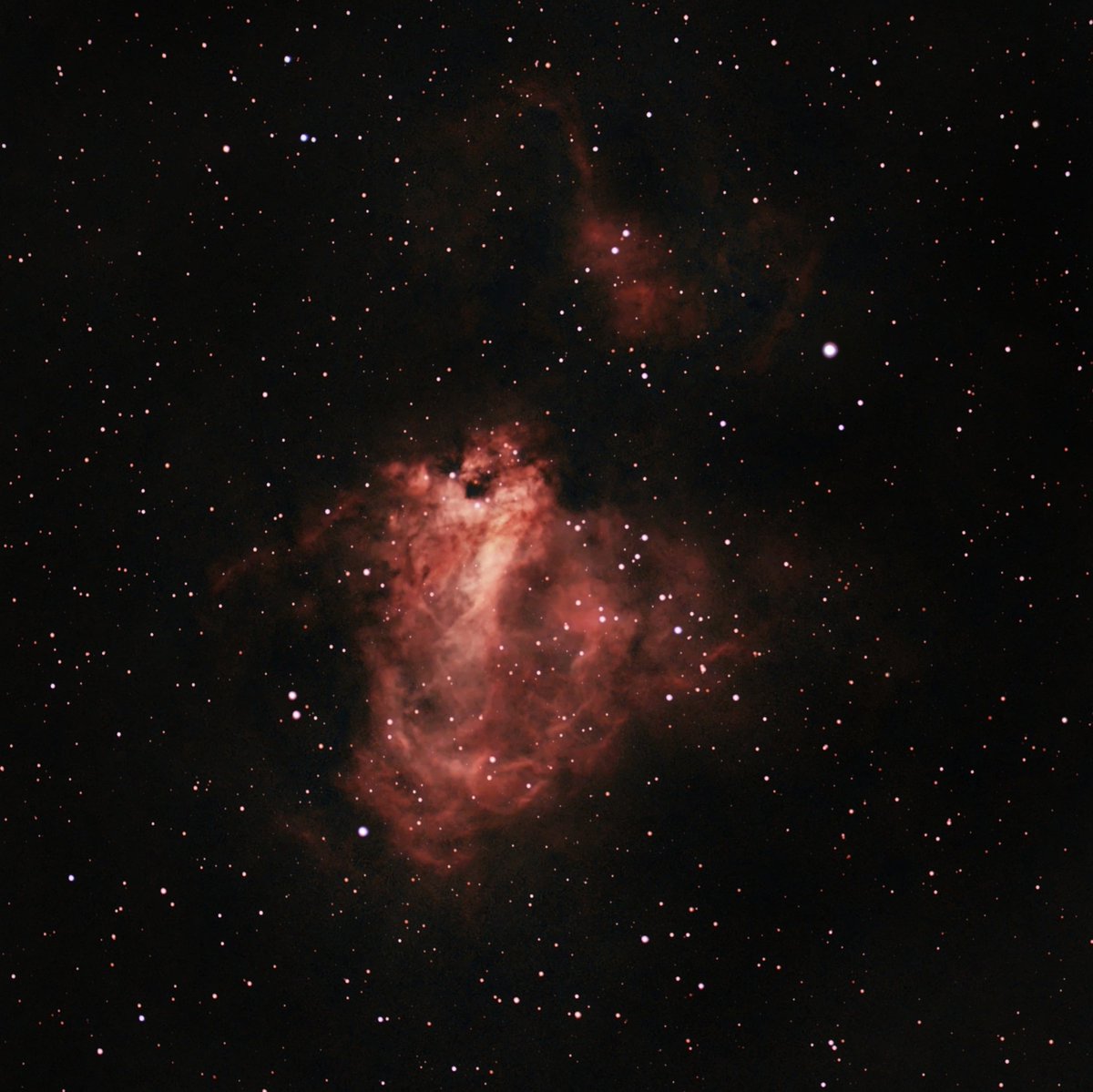 susuperk's tweet photo. 🔭🌌E vamos para o registro da semana, nebulosa Ômega! #astronomy #Astrophotography #cosmos #nebula https://t.co/PNiDPoIcec