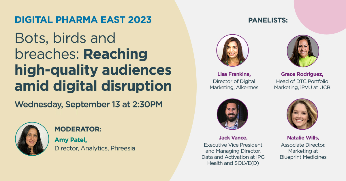Check out our panel at #DPEAST, happening today! Along with insightful speakers from @Alkermes, @UCBUSA, @BlueprintMeds and @IPGHealth, we’ll explore how to reach and activate high-quality audiences, even as the digital environment rapidly evolves. Don’t miss it!