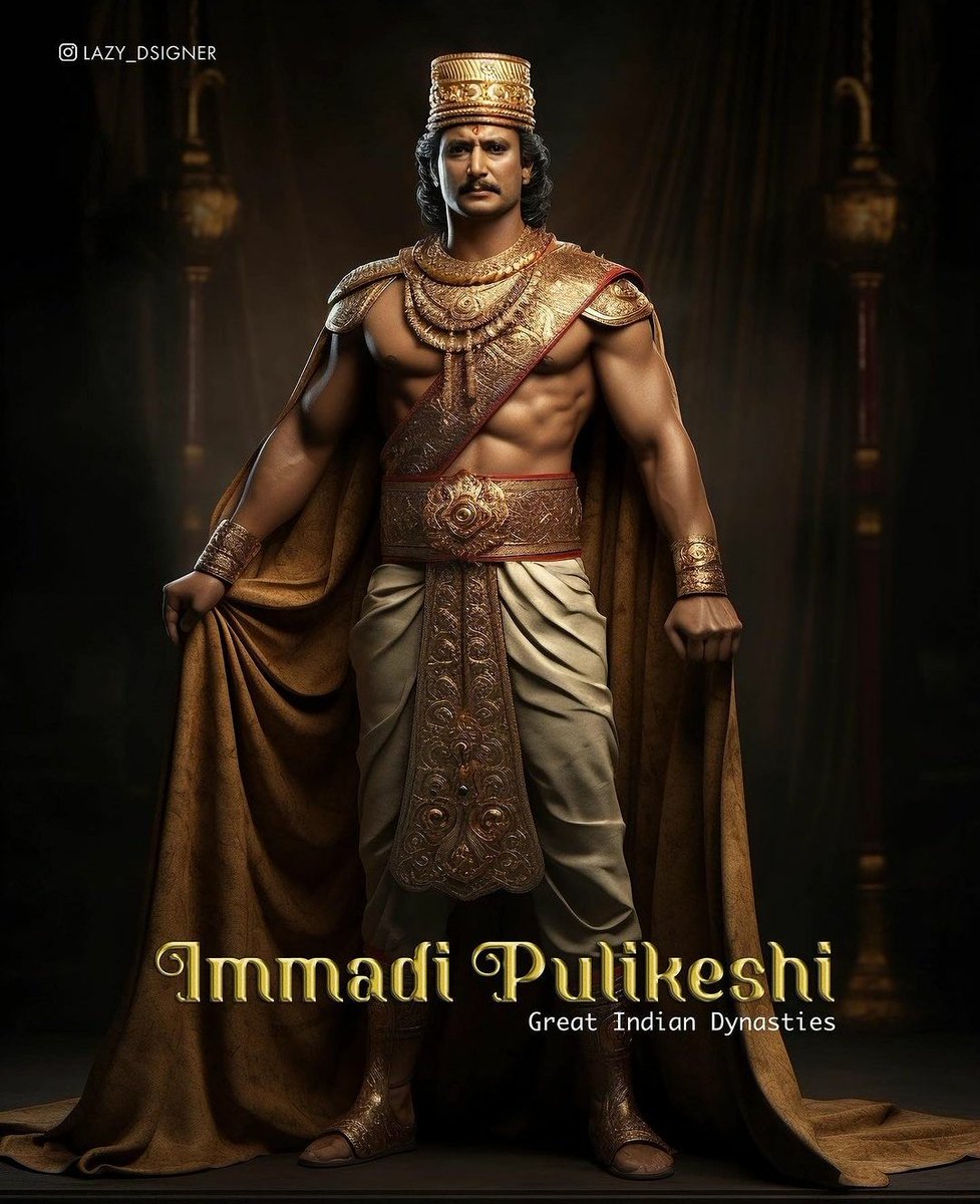 BelagaviKA's tweet photo. ದರ್ಶನ ಅವರು ಇಮ್ಮಡಿ ಪುಲಿಕೇಶಿ ಪಾತ್ರ ಮಾಡಿದ್ರೆ ಹೇಗೆ ಕಾಣಸ್ತಾರೆ ? ಇದು‌ AI ಟೂಲ್ ಬಳಸಿ ಡಿಸೈನ್ ಮಾಡಲಾಗಿದೆ. 

Credits : @lazy_dsigner 

#belagavika 
#immadipulakeshi 
#dboss https://t.co/c9thf3HdDL