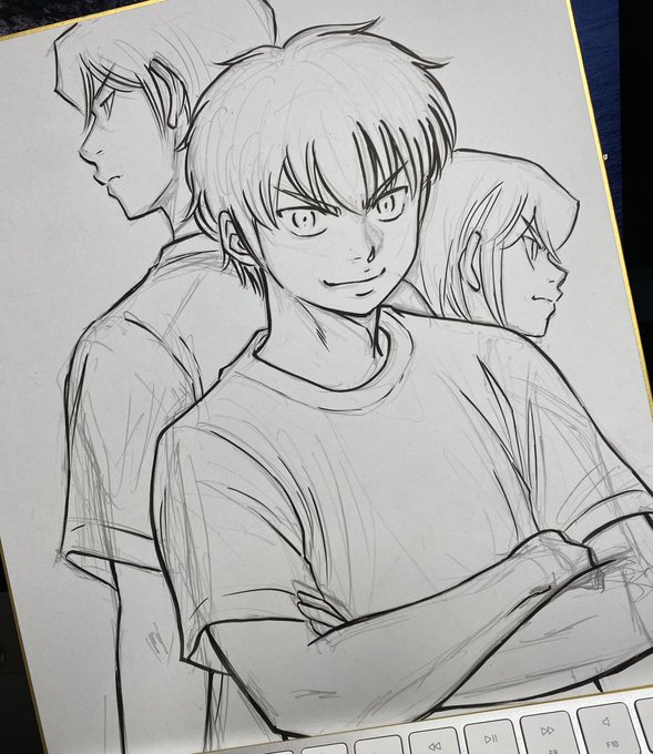 色紙いい感じに描けたのでお裾分け(寺)