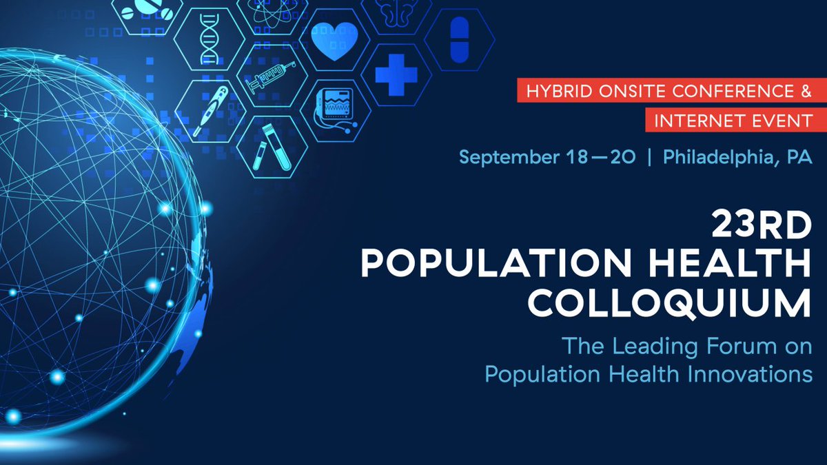 Will we see you next week in Philly?  bit.ly/3pugw1f  #PHC23 
#populationhealth #valuebasedhealthcare #SDOH #philly #healthcare #healthcareinnovation #healthequity