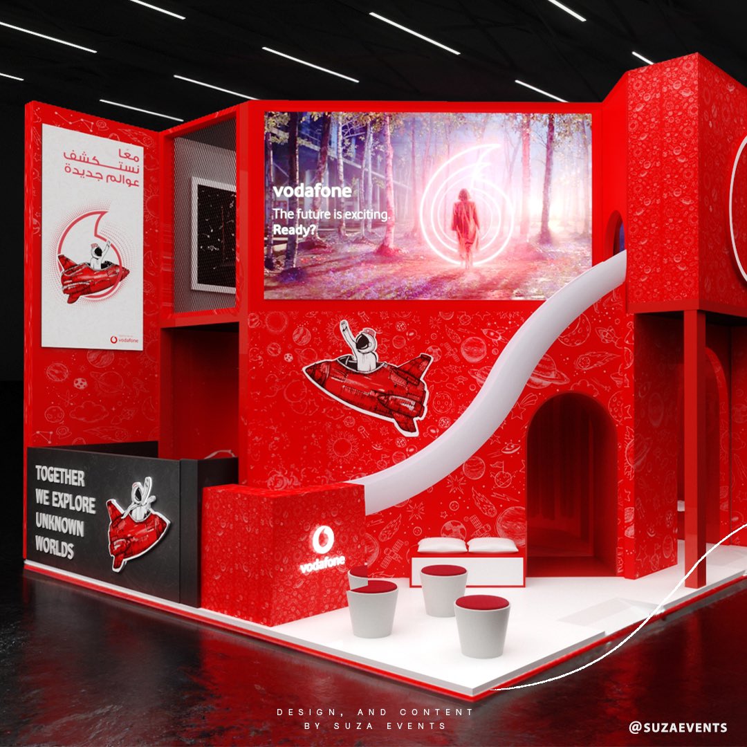 SuzaEvents's tweet photo. Check out the creative process behind Vodafone Science Festival booth
•
•
Concept, desgin, build up and management by SUZA
•
•
•
#TogetherWeCan #Suza @VodafoneOMN https://t.co/4f2XhvNYpI