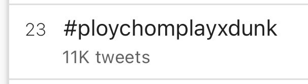 dunktrend's tweet image. 13 Sep 23

DUNK X PLOYCHOMPOO
🇹🇭 No.13

#PloychomPlayxDunk 
🇹🇭 No.23

ขอบคุณพลอยชมเพลย์และ @JannineWeigel ที่ชวนน้องดังไปร่วมเพลย์ในรายการนะคะ ขอบคุณแฟนคลับที่แชร์ความสนุกสนานด้วยค่ะ

รับชมย้อนหลัง
🔗youtu.be/PB0MI_h_VBc?si…

#PloychomPlay #Ploychompoo
@dunknatachai #dunknatachai