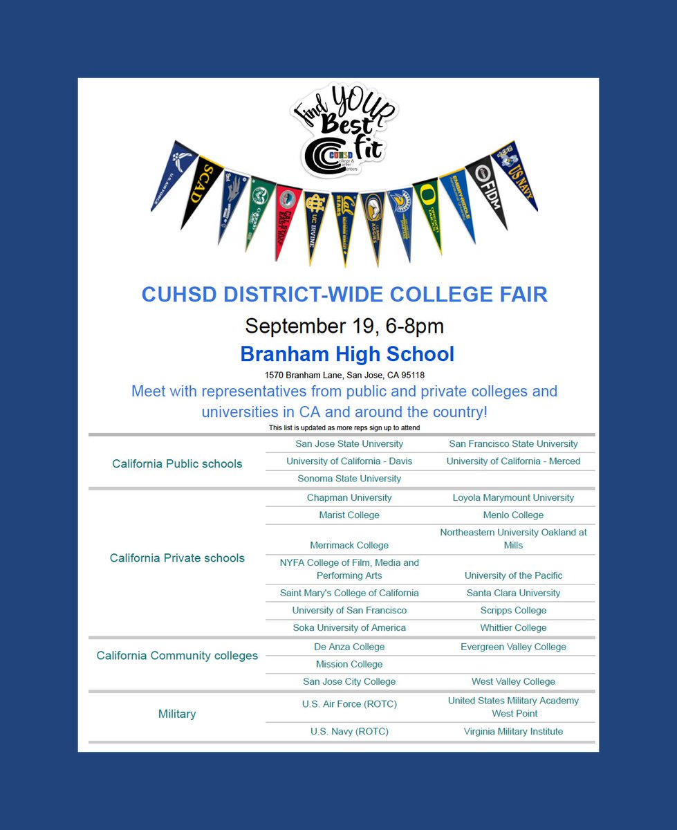 CUHSD Ed Foundation tweet media