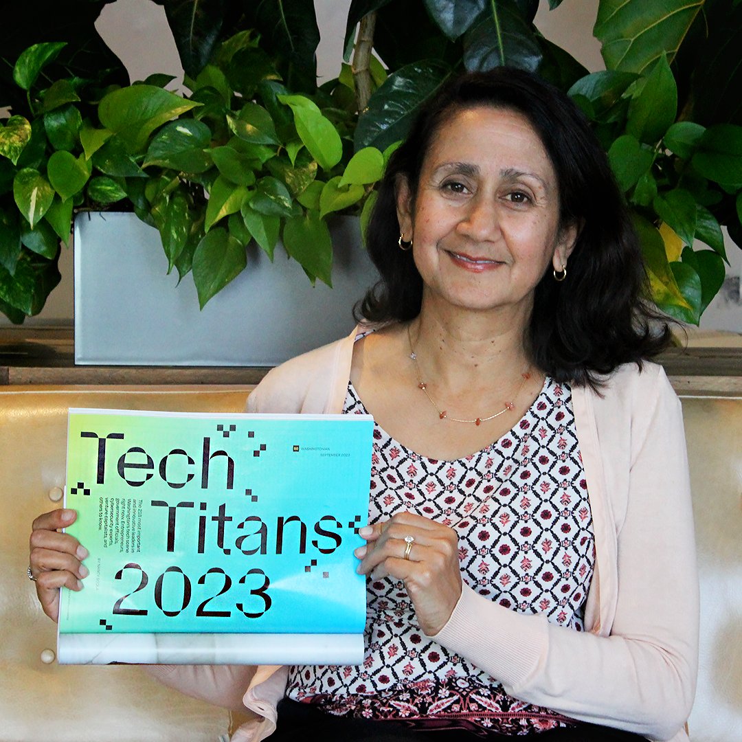 We are proud to celebrate our CEO, Amena Ali, for being listed as a Washingtonian Magazine Tech Titan! 🏆 Amena's dedication and innovation to the tech industry throughout her career is truly remarkable. We're proud to celebrate her achievements! hubs.li/Q0224XRh0