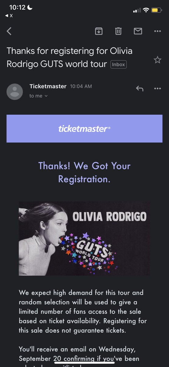 fearlessly_tia's tweet photo. RT FOR GOOD LUCK #GUTSworldtour https://t.co/kcDXMUnhSm