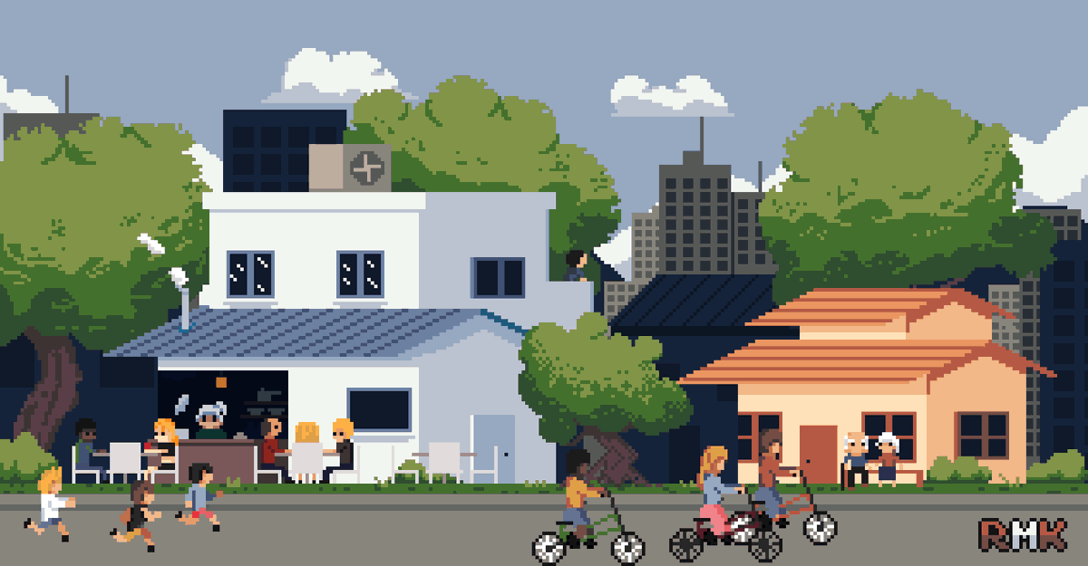 REIDOSMONKEY's tweet photo. Just a normal day 

#pixelart #ドット絵 #gamedev #Pixel__Artist #gameart #aseprite https://t.co/MkbjKIupi0