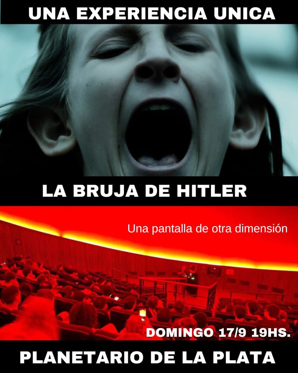 Este Domingo #LaBrujadeHitler dir Virna Molina &amp; <a href="/ErnestoArdito/">Ernesto Ardito</a> en #LaPlata 
🎥👋🏼

<a href="/RDICINE1/">RDIcine</a> <a href="/AdFcine/">ADF</a>