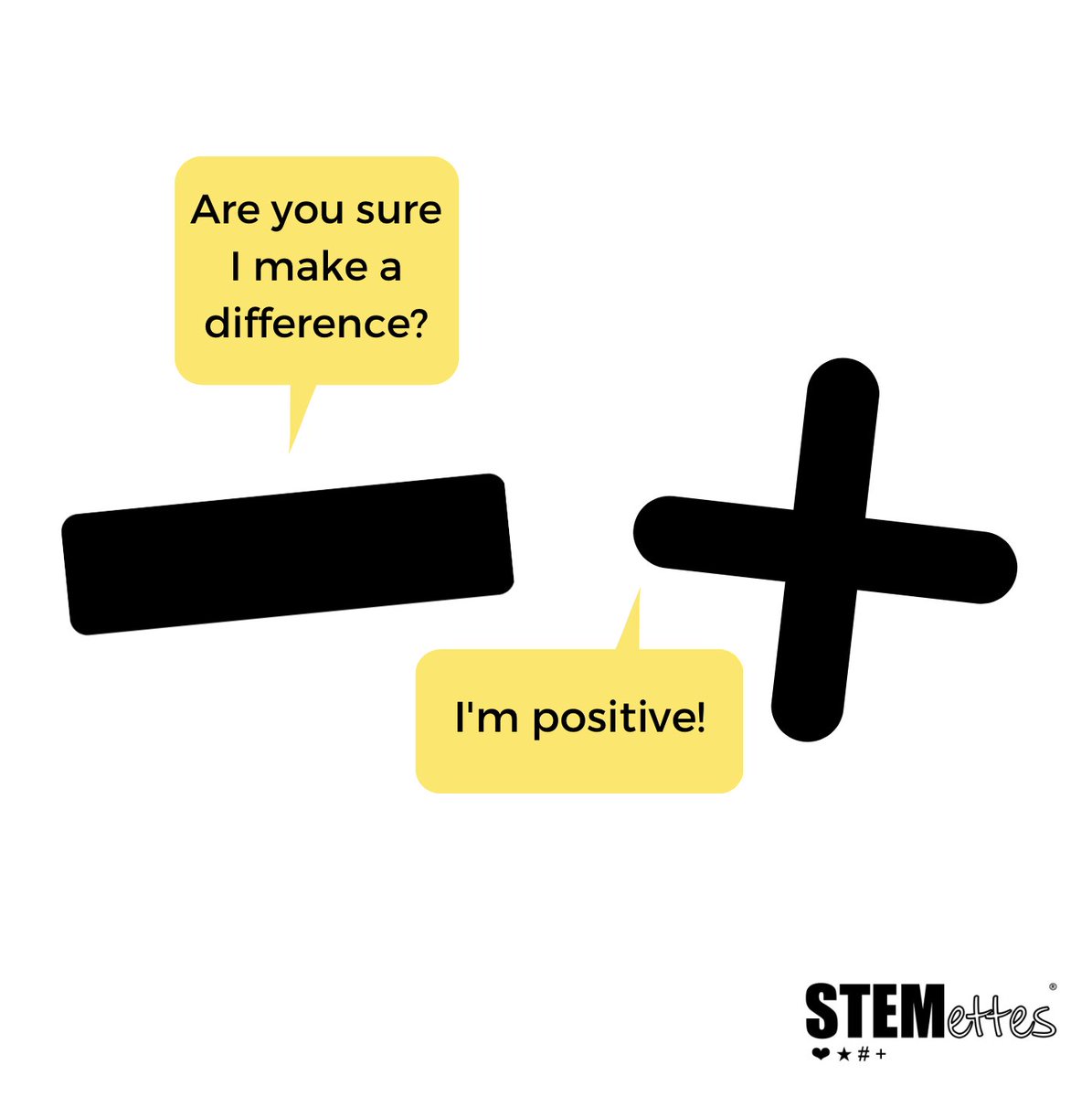 Stemettes's tweet image. ✨ Here&apos;s some mid-week positivity! 😄 Have a great week all! 🌟

 #STEMHumor #STEMJokes #WomenInSTEM