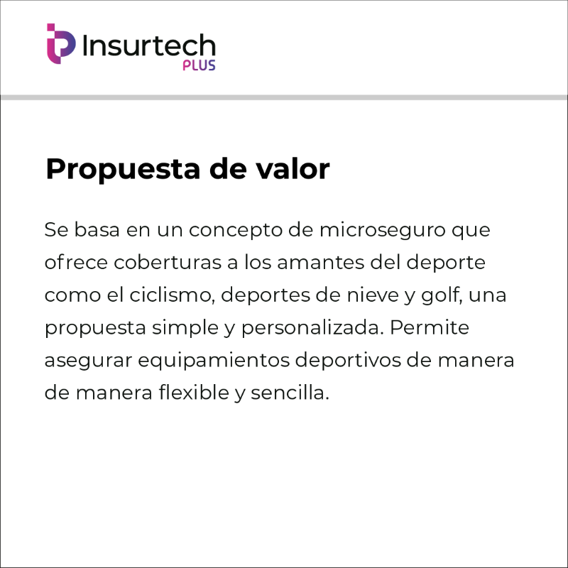 insurtech_plus's tweet photo. Algunas de las grandes aseguradoras han desarrollado plataformas digitales con mentalidad de startup como Ingood de Reale. Este concepto permite la contratación de microseguros para bienes como equipamientos deportivos. 🚴‍♀️⛷️ ¡Te contamos más!

#Insurtec #InsurTechCorporates