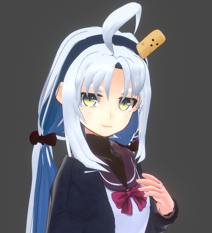 「バ美肉の髪型が気になって三時間ぐらいいじってた 」|東風谷しんの＠次は平日の秋雲オンリーのイラスト