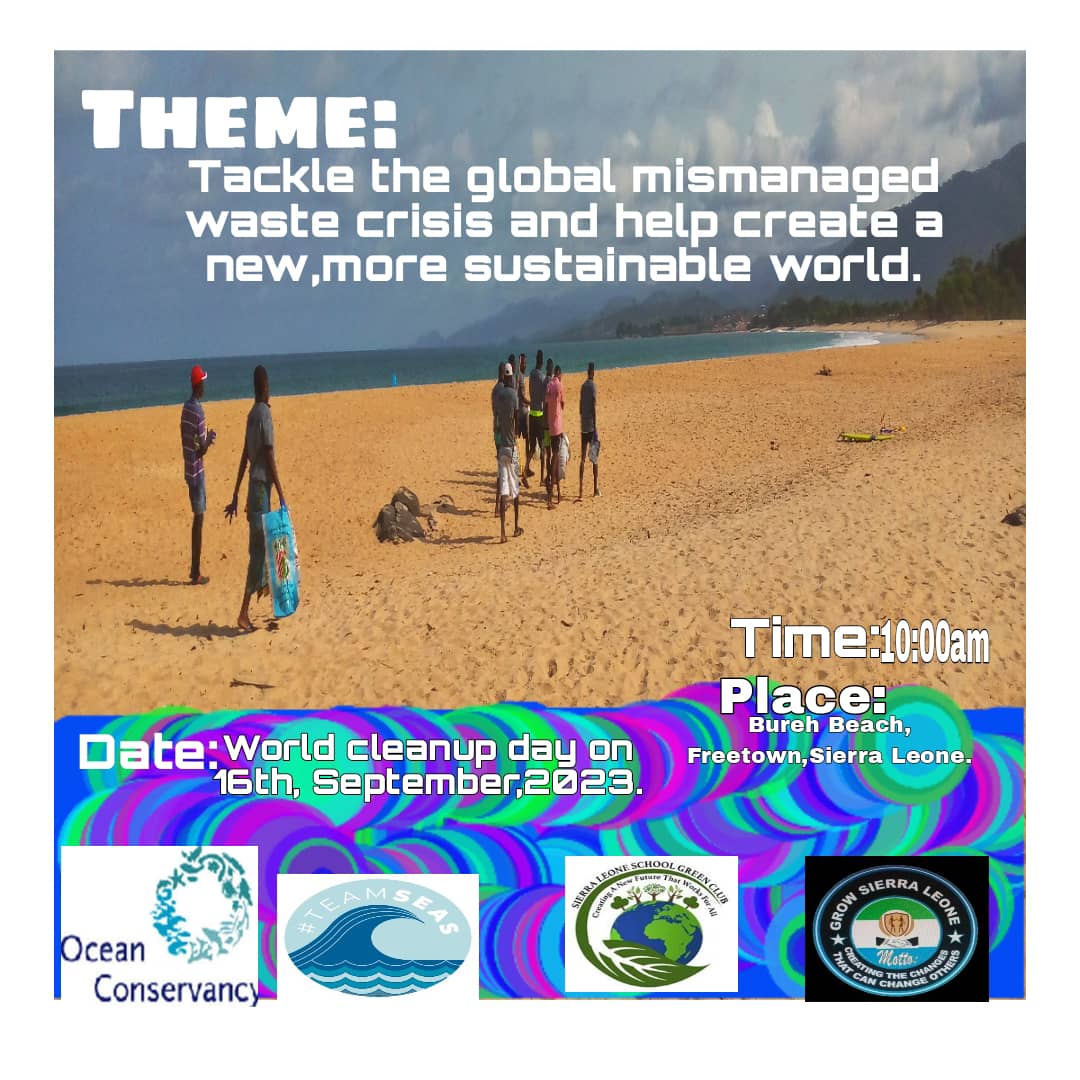 Join us this Saturday 16/09/2023 as we observe @WorldCleanupDay to clean #burehbeach. We are looking to empower a new generation of leaders aiming for a zero-waste environment. We focus on creating positive change and on finding solutions to #trash #blindness. #plasticpollution