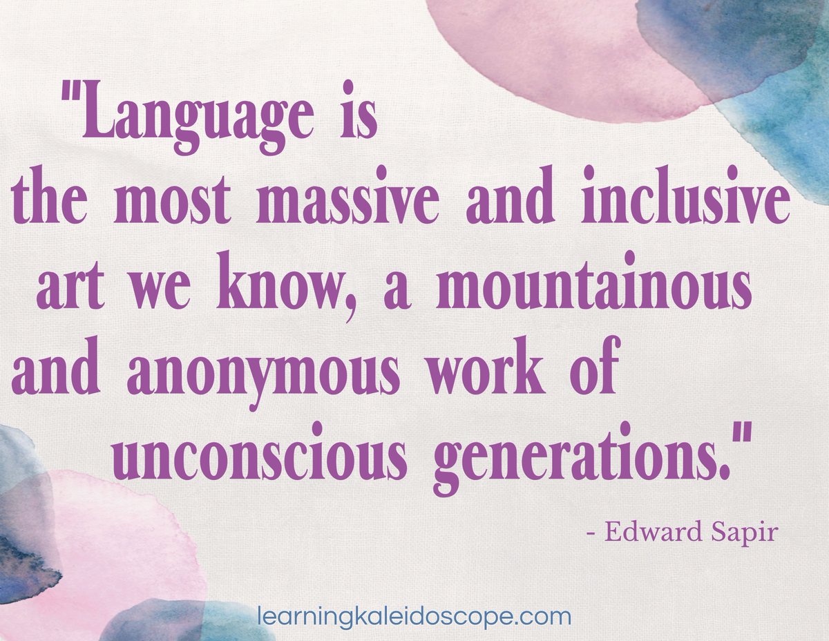 MARACAS123's tweet photo. Language is a masterpiece shaped by countless generations. It's the tapestry of human connection, culture, and expression. Let's appreciate the art of language that unites us all, and above all, let's continue to share it!

#LangChat #Edu #LanguageIsArt #LanguageLearning https://t.co/SEBD2Oqmup