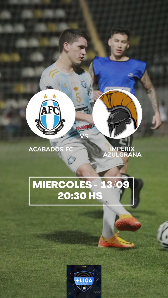 ¡ HOY JUEGA ACABADOS ! 💙

Por la cuarta fecha de la <a href="/ligadetuiteros/">Más Liga</a> nos enfrentamos al duro recién ascendido <a href="/IMPERIX_AZULGRA/">IMPERIX AZULGRANA</a> , esperando seguir en esta racha ganadora para mantenernos en lo más alto del Grupo A 

¡ Con todo muchachos ! 👊🏻